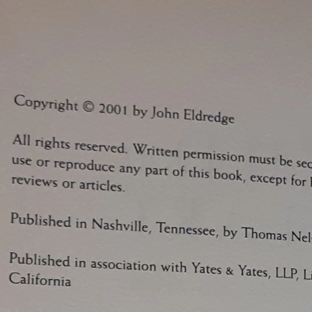 Wild at Heart, by John Eldredge Book